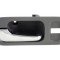 Maner interior deschidere usa Honda CRV 1995-2002, Spate Stanga, Suport gri cu maner cromat, 72664-S10-000-MG