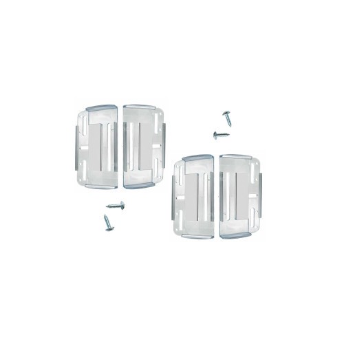 Set 4 suporti numar inmatriculare SLIM TRANSPARENT Automotive TrustedCars