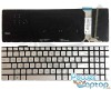 Tastatura Asus Gri N551JQ iluminata layout US fara rama enter mic, N551JW iluminata layout US fara rama enter