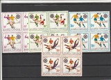ROMANIA 1970 LP 729 CAMPIONATUL MONDIAL DE FOTBAL - MEXIC BLOC DE 4 TIMBRE MNH