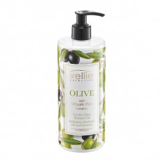 Gel de dus Vellie Olive cu ulei de masline si complex Vitaoils Plus, 400ml foto