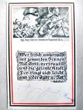 A595-I-WW1-Carte Postala militara de pe front Germania-Regimentul nr. 5- Rezervisti-Bayern stare foarte buna. Propaganda germana cu stampila militara.