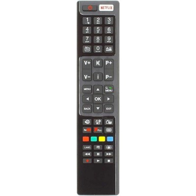 Telecomanda pentru Hitachi, Bush, JVC RC4848F, Universal, x-remote, Netflix, YouTube, FPlay, Negru foto