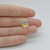 Cabochon citrin 13x10x6mm c155