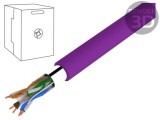 Cablu F/UTP 4x2x23AWG 6 s&acirc;rmă Cu LSZH violet 305m DIGITUS