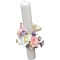 Lumanare Nunta Botez EVENTISSIMI - Trandafiri si Bujori, 40 cm, Multicolor