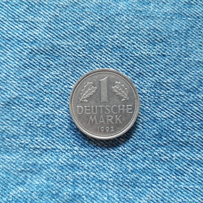 1 Deutsche Mark 1992 F Germania marca RFG