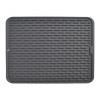 Covoras din Silicon pentru Scurgere Vase, Cyrax, Uz Casnic, Rezistent la Temperaturi Ridicate, Izolator, 43x32.5 cm, Negru
