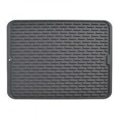 Covoras din Silicon pentru Scurgere Vase, Cyrax, Uz Casnic, Rezistent la Temperaturi Ridicate, Izolator, 43x32.5 cm, Negru