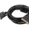 Cablu DVI-D dual link 3m negru