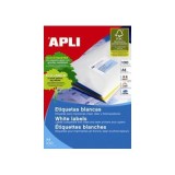 Etichete autoadezive Apli, A4, cu colturi rotunjite, 100 buc