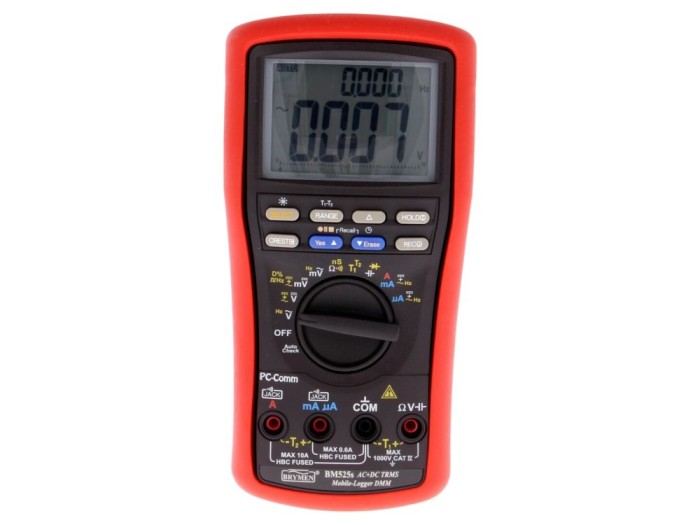 Multimetru digital LCD, True RMS AC+DC