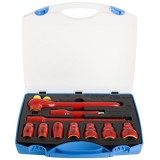 Unior 190VDE6P10 - Set capete chei tubulare 13-27 mm patrat 1/2 inch 10 bucati