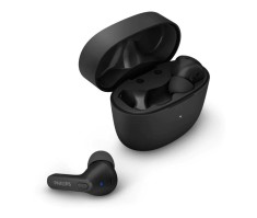 Casti audio in ear true wireless Philips TAT2206BK 00, Bluetooth v5, IPX4, Negru - RESIGILAT foto