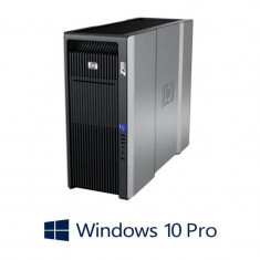 Workstation Refurbished HP Z800, 2 x Hexa Core X5660, NVidia Quadro 4000, Win 10 Pro foto