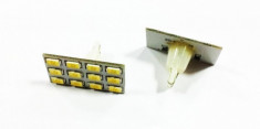 Bec T10 pozitie / plafoniera / numar 12 LED SMD CANBUS, 1 buc foto