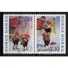 Norvegia 1992 - Craciun, serie neuzata