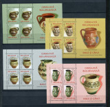 2007 , ROMANIA , Lp 1776 a , Ceramica Romaneasca I , blocuri de 4 timbre - MNH, Nestampilat