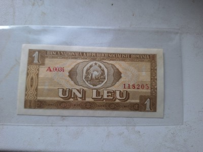 1 leu 1966 - aUNC foto