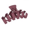 Clamă de Păr, Zigzag, Lungime 11cm, Roșu Arămiu, Mat, Oem