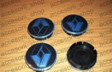 Capace Jante RENAULT 60/55 mm, Set 4 buc, Plastic + Metal, Accesorii Auto