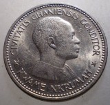 B.416 GHANA KWAME NKRUMAH 2 TWO SHILLINGS 1958 XF/AUNC