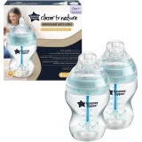 Biberon anticolici PP Tommee Tippee cu sistem de ventilatie, 2 buc, 260 ml