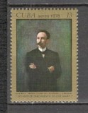 Cuba.1978 Posta aeriana-125 ani nastere J.Marti-scriitor SC.618