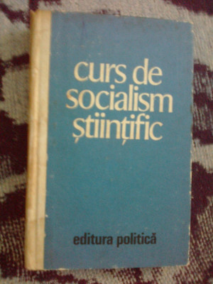 a8 Curs de socialism stiintific foto