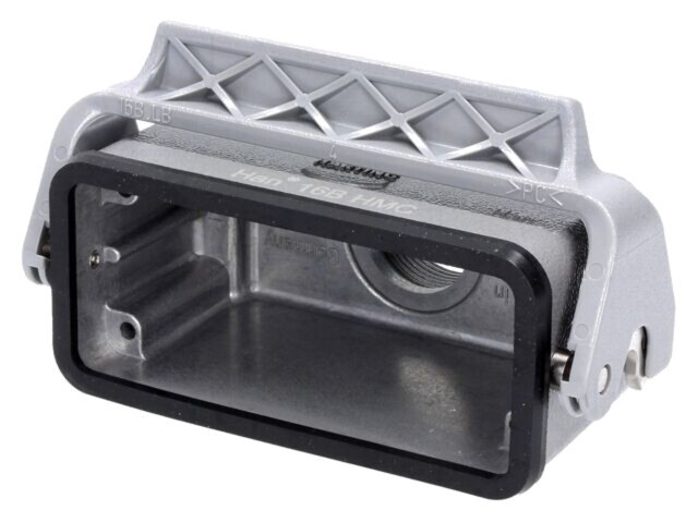 Carcasă HARTING HDC 16B pentru conectori Han&reg; HMC, IP65, aluminiu, montare pe cablu