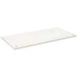 Cumpara ieftin Blat de birou, alb, 100x50x2,5 cm, lemn masiv de pin