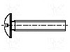 Surub M5, plastic, 30mm, cap buton, BOSSARD, 1387545