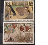 PC79 - Japonia 1989 International Correspondence Week/ Pictura, serie MNH, 2v, Nestampilat