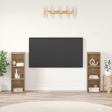 Cumpara ieftin Set comoda TV 2 buc. 107 x 35 x 37 cm Stejar Artizanal