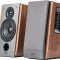 BOXE EDIFIER 2.0, RMS: 60W (2 x 13W, 2 x 17W), telecomanda wireless, volum, bass, treble, dual RCA, brown, &quot;R1600TIII&quot; (timbru verde 11.00 lei)