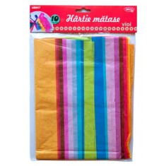Hartie matase culori vii Daco 10 coli, 10 culori