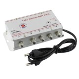 Amplificator semnal TV, FOXMAG24, cu 4 iesiri