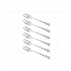 Set 6 furculite din inox, pentru desert, 14.5 cm, Kinghoff