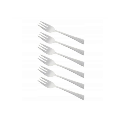 Set 6 furculite din inox, pentru desert, 14.5 cm, Kinghoff foto