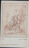 Carte postala, Boucher, Grave par Deraincourt, colectia Charles Couturieux