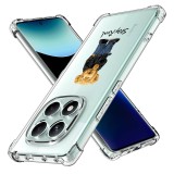 Husa antisoc pentru xiaomi redmi note 14 pro 4g / poco f7, airbag pro, clear, stay real