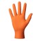 Manusi Din Nitril Culoare Orange Structura Diamantata L Set 50Buc 138813 RP30011004