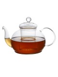 Cumpara ieftin Ceainic din sticla, cu capac si infuzor din sticla, 600 ml
