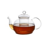 Ceainic din sticla, cu capac si infuzor din sticla, 600 ml