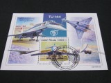 Tupolev Tu-144, Primul Avion Supersonic de Pasageri - Bloc Filatelic Guineea-Bissau 2019