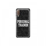 Husa Samsung Galaxy A7 (2018) Lemontti Silicon Art Personal Trainer