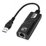 Adaptor internet, Darklove, Ethernet/USB 3.0, 10/100/1000, Portabil, Negru