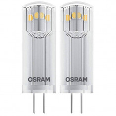 Set 2 becuri LED Osram 1.8W G4 Bi-pini 2700K lumina calda 200 lumeni A++ foto