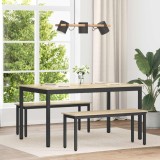 vidaXL Mese de sufragerie METAL 892651