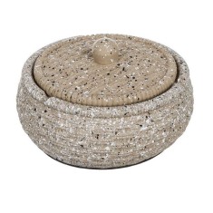 Scrumiera cu capac, Kopenpal, Ceramica, Bej, 11x5 cm